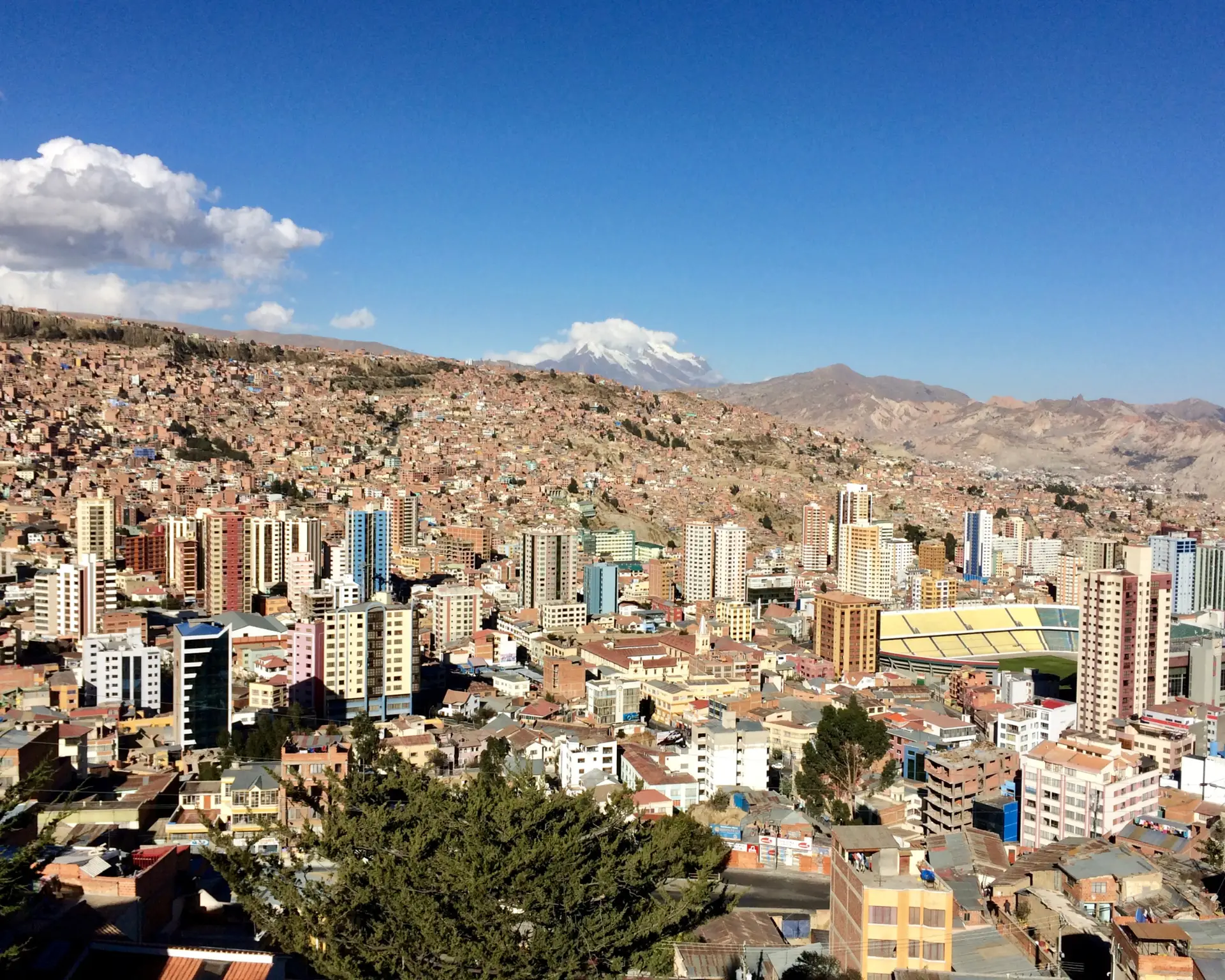 mirador de killi killi la paz bolivia