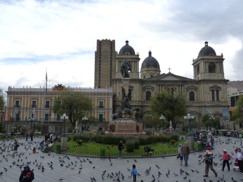 Plaza Murillo is the main square in La Paz