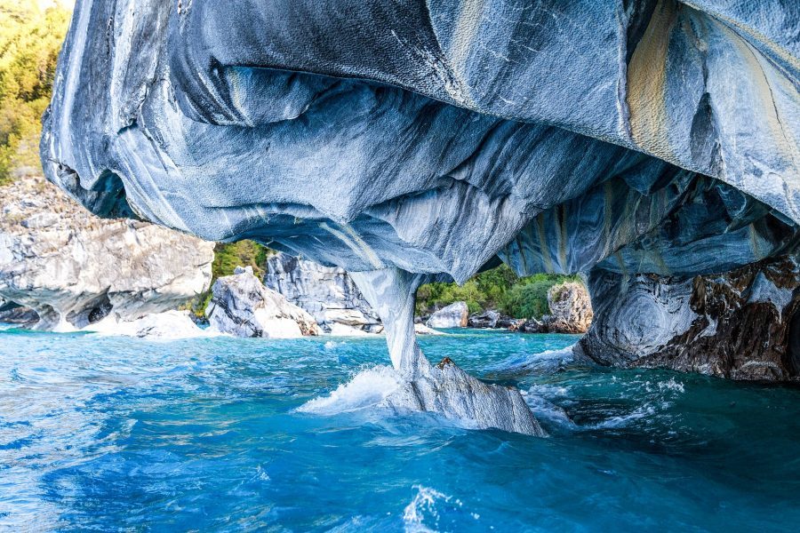 Marble Caves, South America