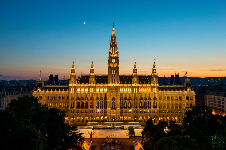 City Hall of the City of Vienna Austria