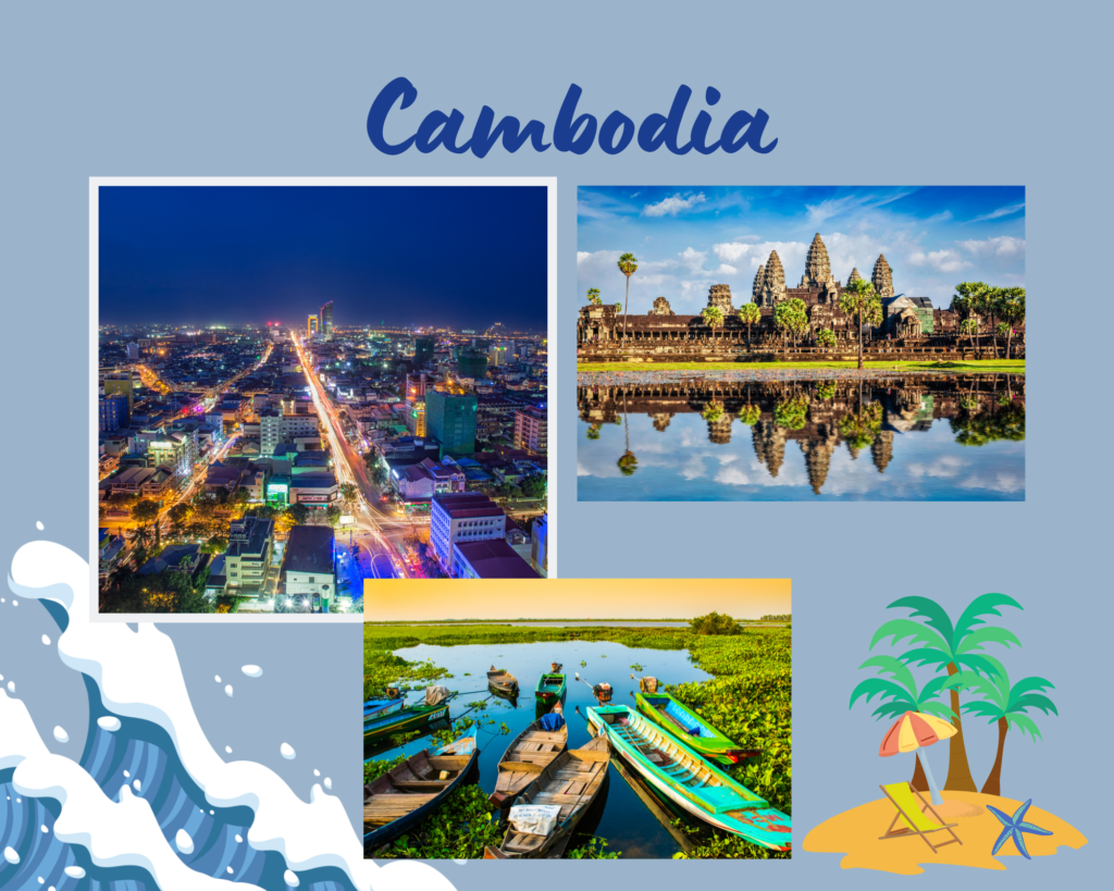 time Cambodia on the map