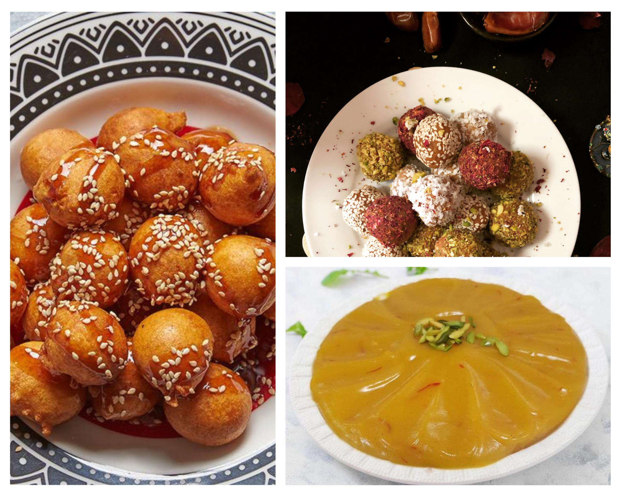 Luqaimat Batheetha Aseeda traditional food UAE