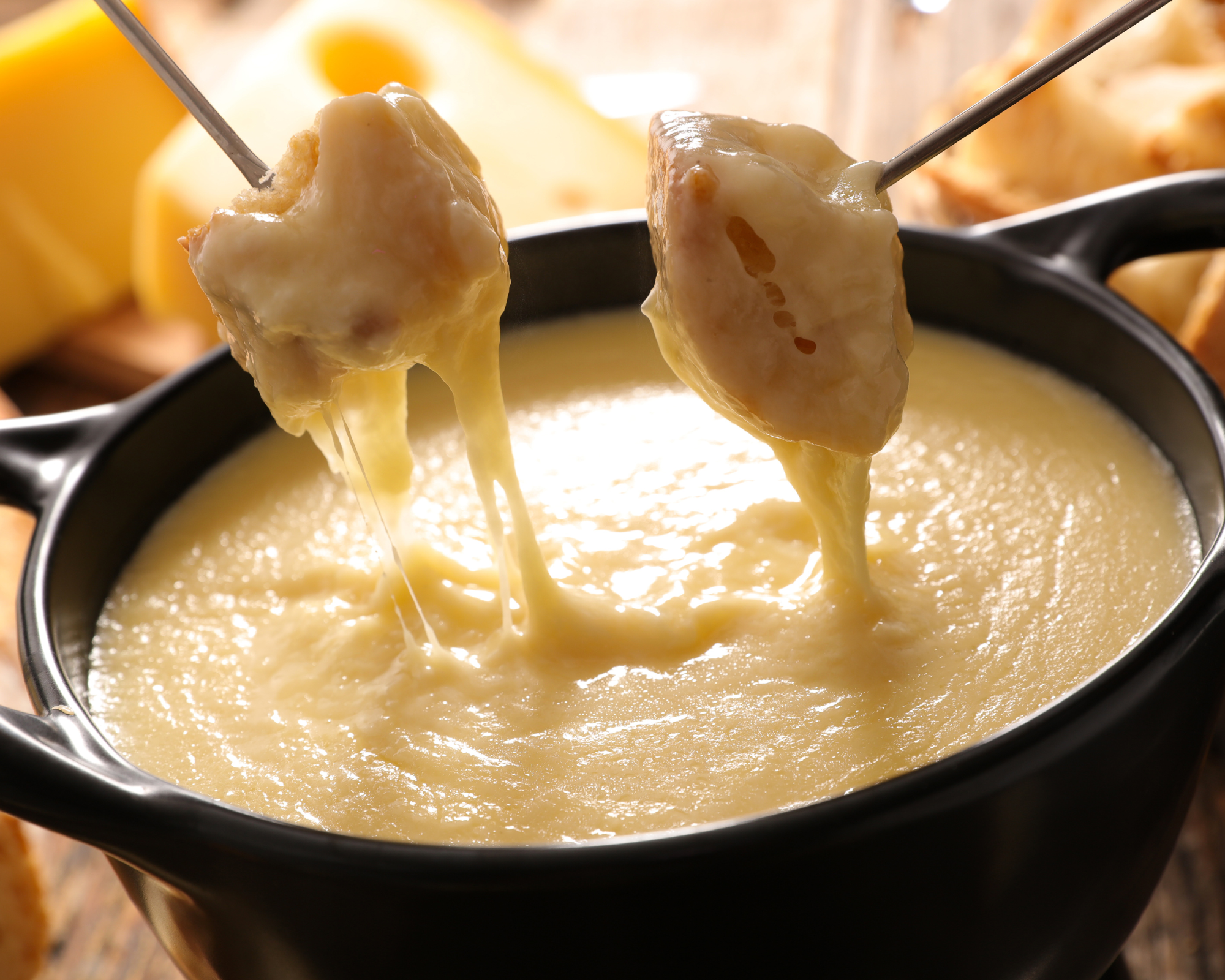 cheese fondue Switzerland