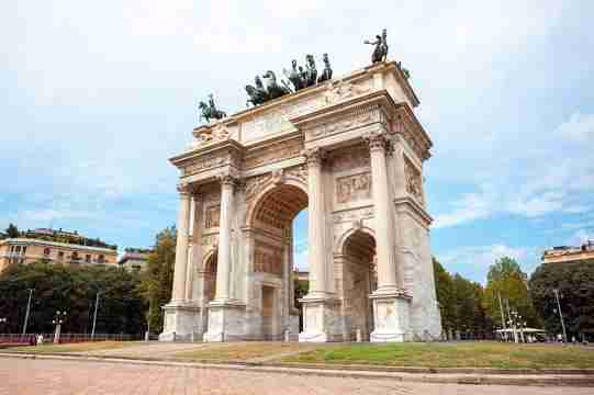 Arch of peace Milan Italy