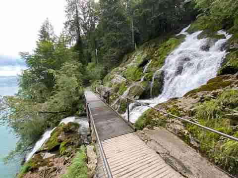 Giessbach Falls Switzerland Iseltwald