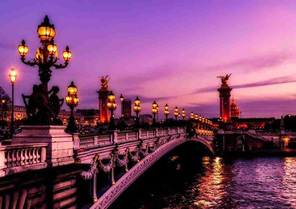 Bridge Paris France cities on france