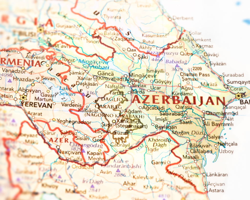 Azerbaidjan map