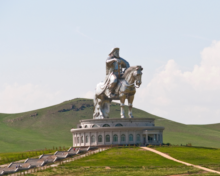 Equestrian statue of Genghis Khan Mongolia