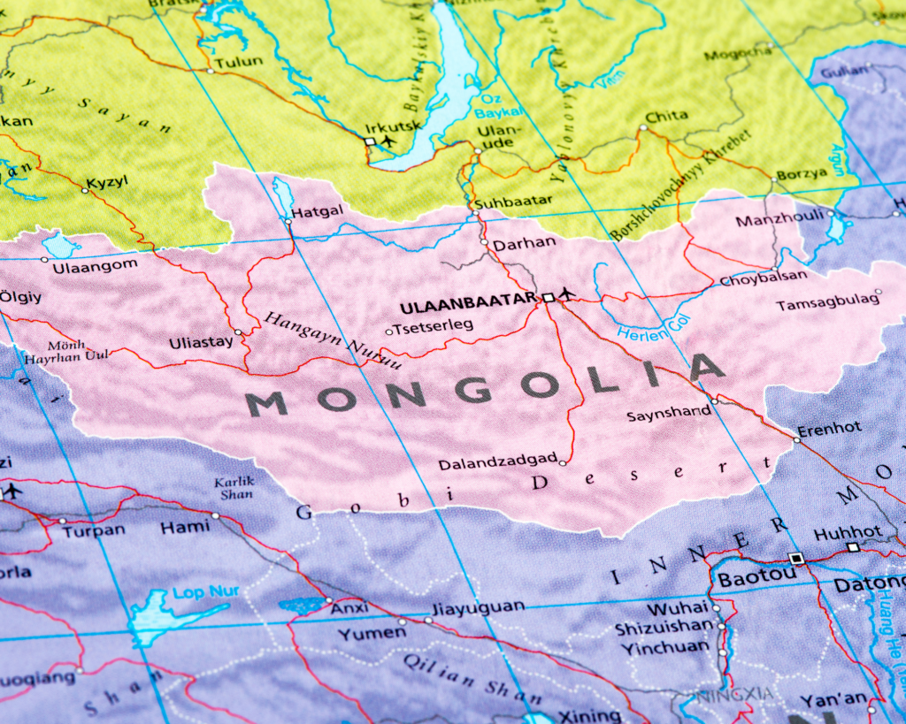 map Mongolia