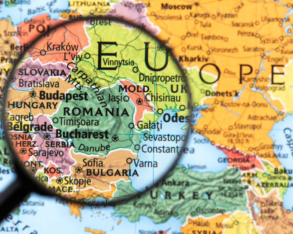 romania map romania flags