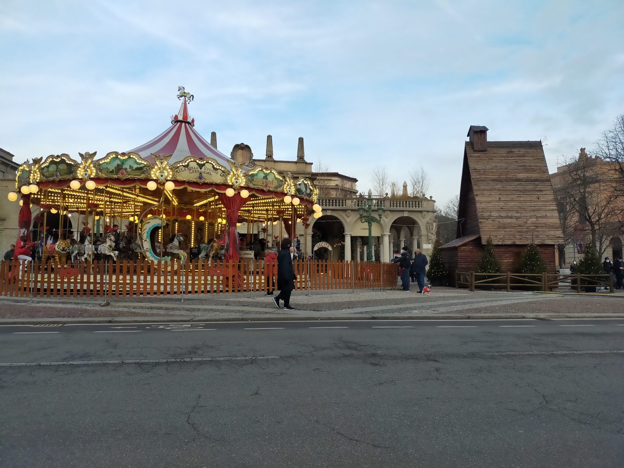 Carousel fun with kids Bergamo